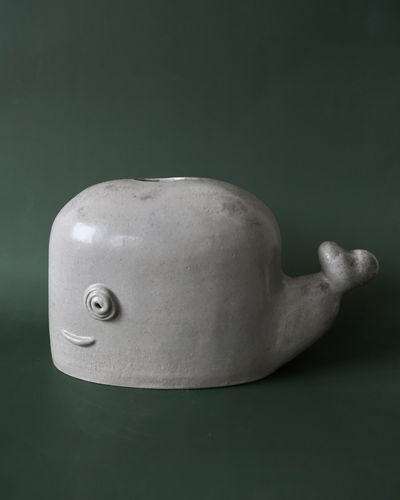 Whale Sculpture Vase